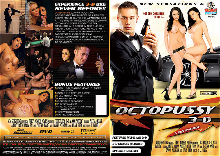  3D: XXX  / Octopussy 3D: A XXX Parody (2010) DVDRip 